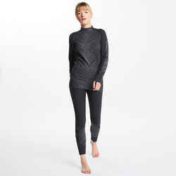 Adult Base Layer Tights Keepwarm 900 - Dark Grey