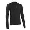 Adult Long-Sleeved Football Base Layer Top Keepdry 100 - Black