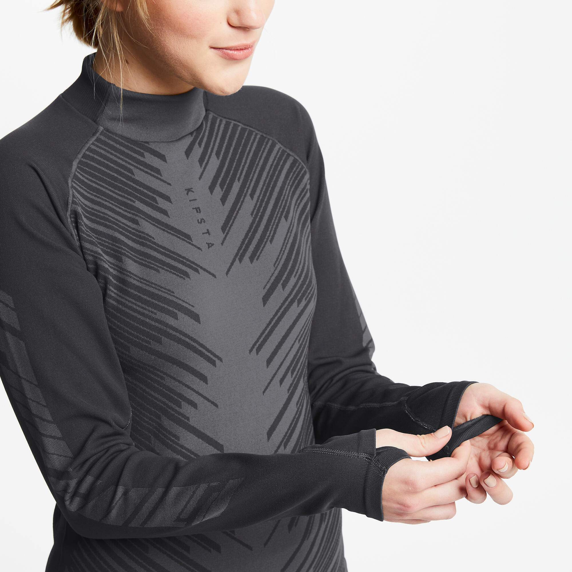 Adult Base Layer Top Keepwarm 900 - Dark Grey 7/13