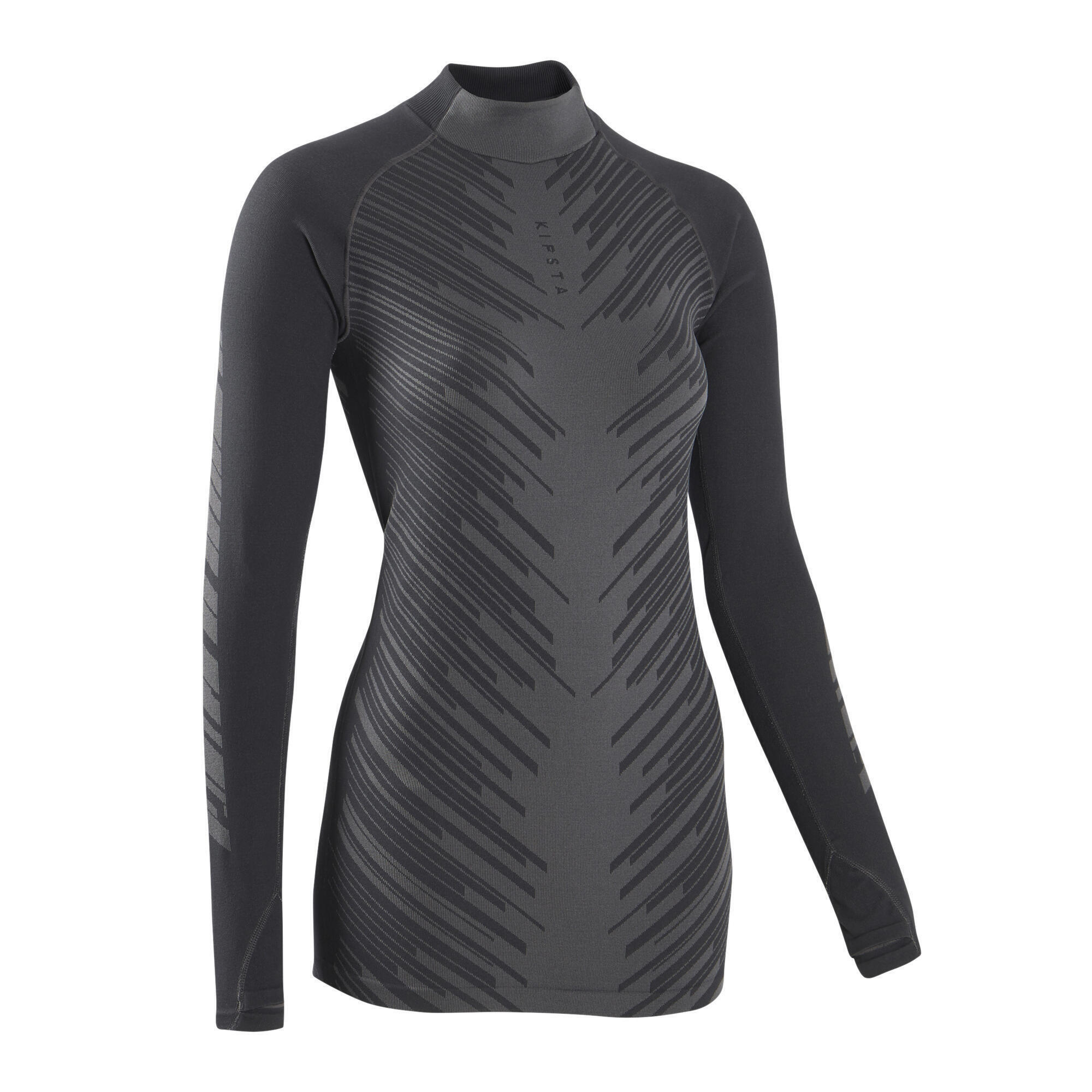 Unisex Long-Sleeved Thermal Football Base Layer Top Keepwarm 900 - Dark Grey 2/12