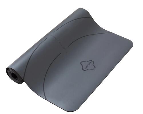 DOMYOS DYN YOGA MAT GRIP+ 5MM GREY SS21