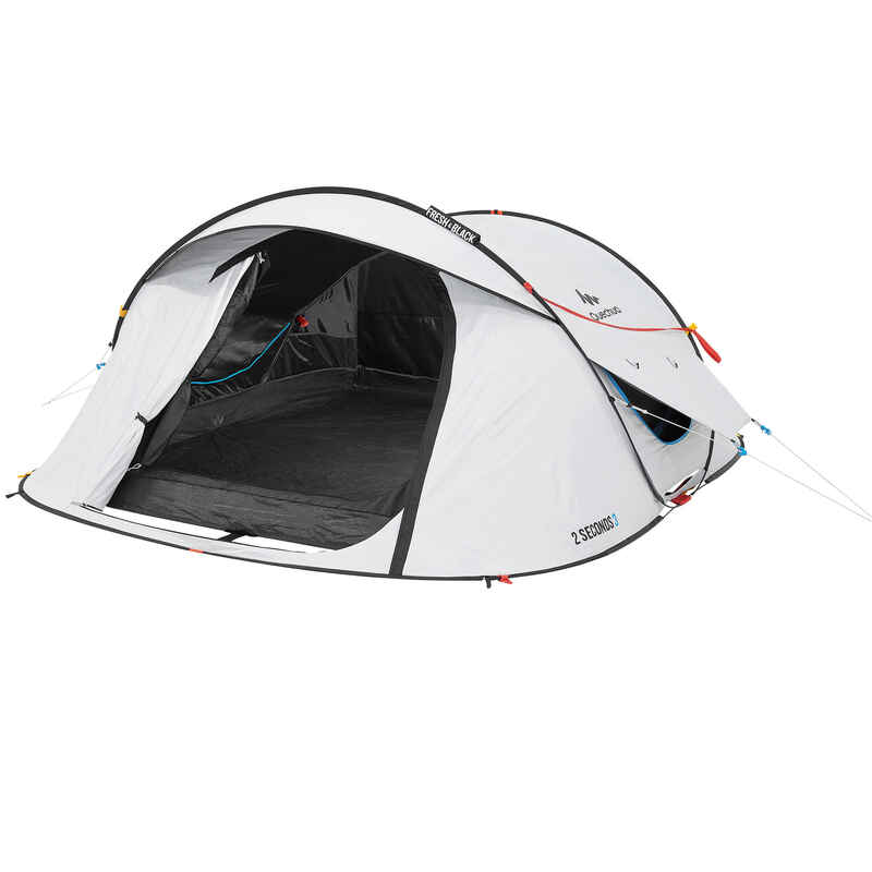 2 SECOND 3 FRESH&BLACK | 3 person camping tent white