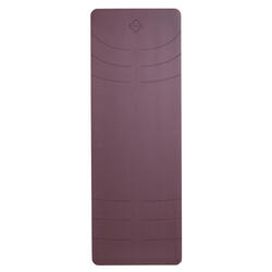 TAPIS YOGA GRIP+ 5MM BORDEAUX