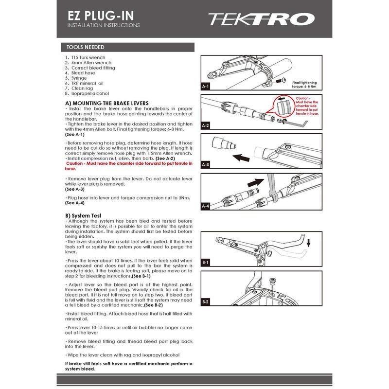 Front Hydraulic Disc Brake Kit