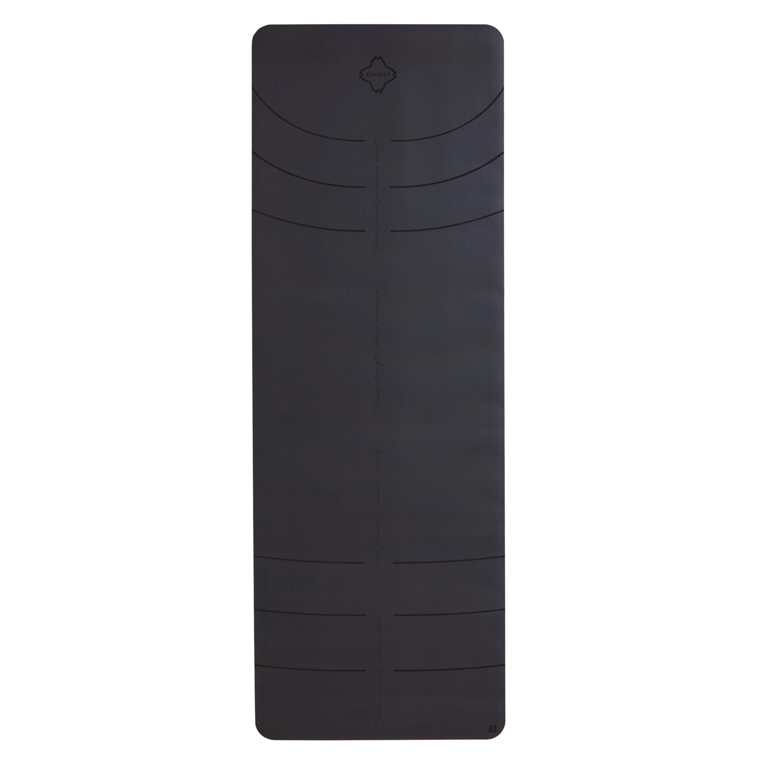Saltea Yoga 3mm Negru decathlon.ro imagine noua