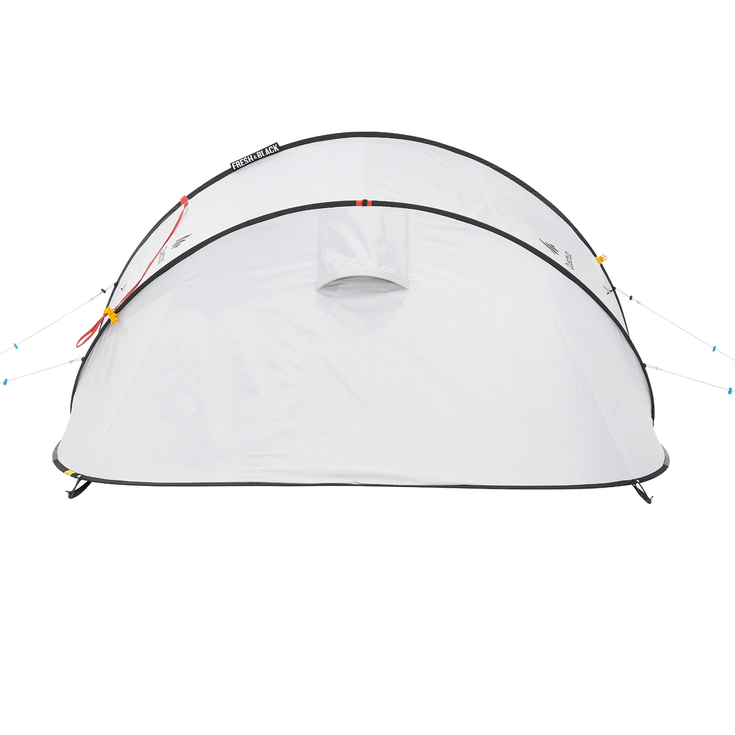 3-Person Camping Tent - 2 Seconds Fresh & Black White - QUECHUA