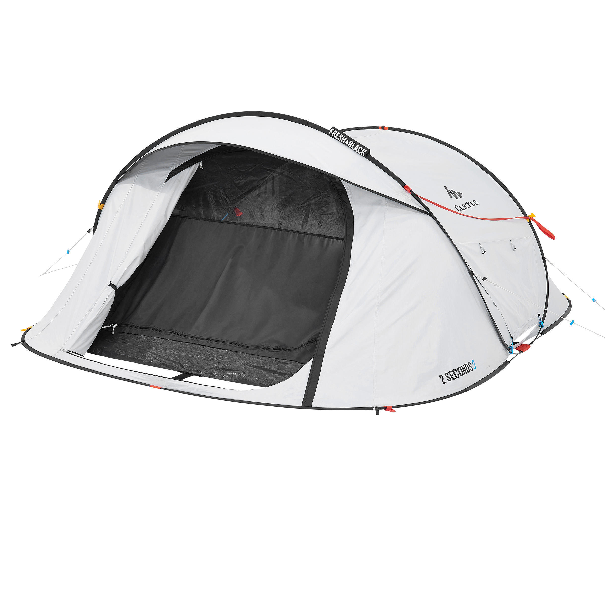 Camping tent 2 Seconds - 3-Person - Fresh&Black 4/17