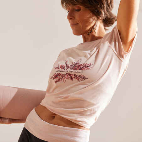 Women's Gentle Yoga T-Shirt - Pink