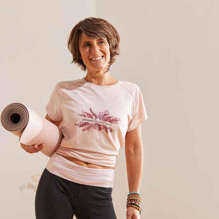 Women's Gentle Yoga T-Shirt - Pink