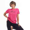 T-Shirt Damen Yoga - rosa