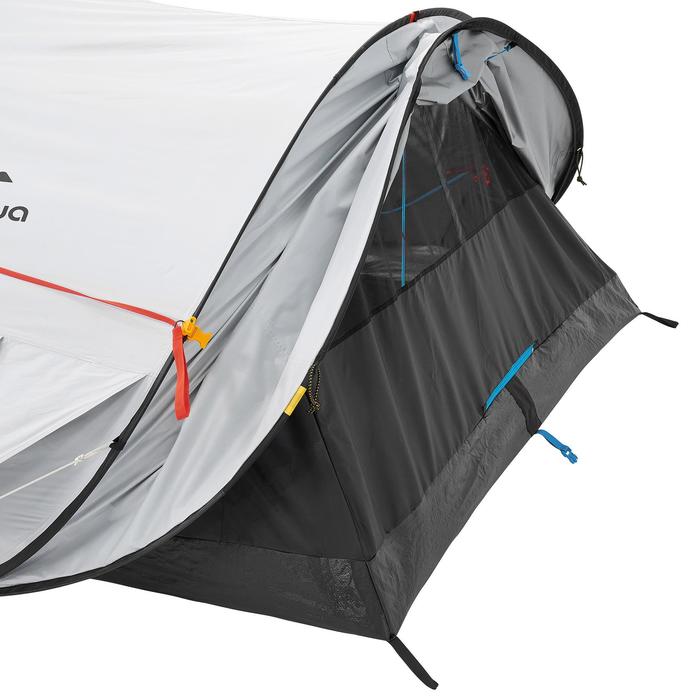 Quechua Pop up tent 2 Seconds 3 Fresh & Black I 3 personen wit