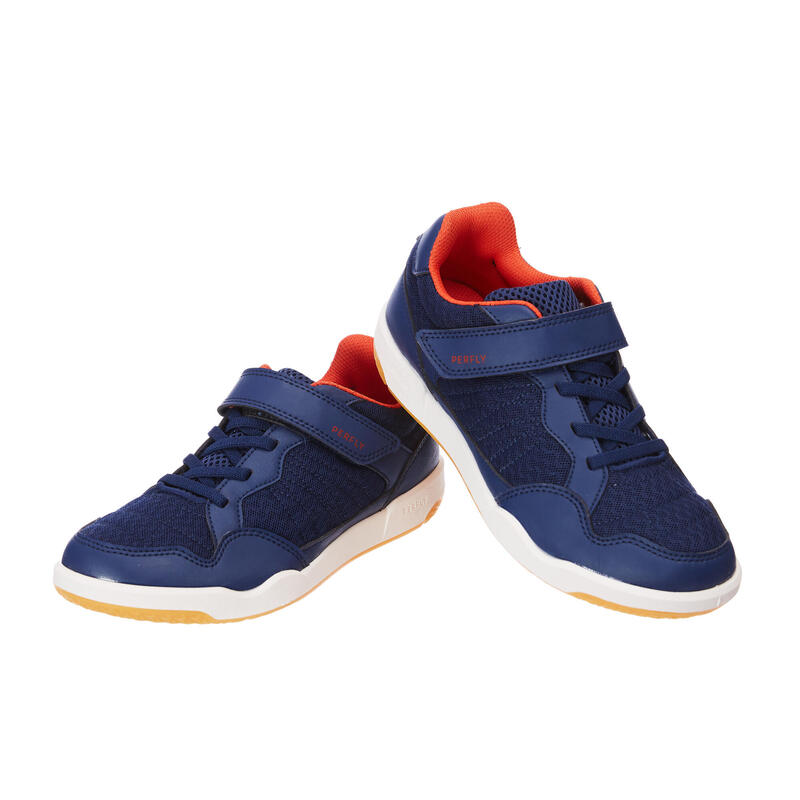 Badmintonschuhe BS160 Kinder marineblau