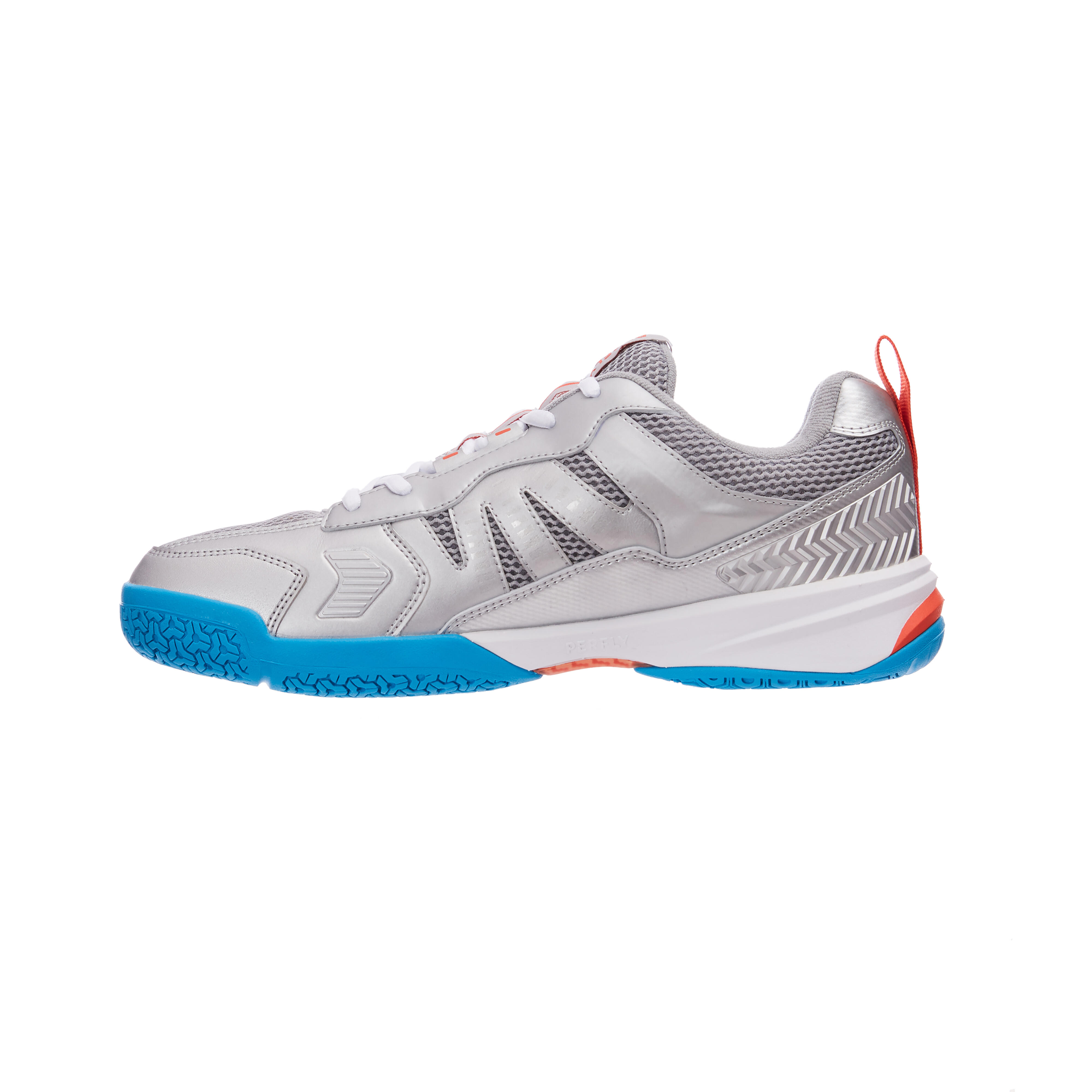 Buy Men Badminton Shoes Max Comfort Bs 590 Silver Online | Decathlon