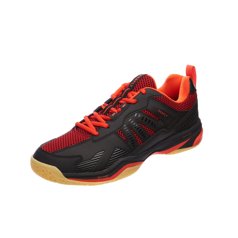  SEPATU  BADMINTON PRIA MAX COMFORT BS 590 HITAM Decathlon 