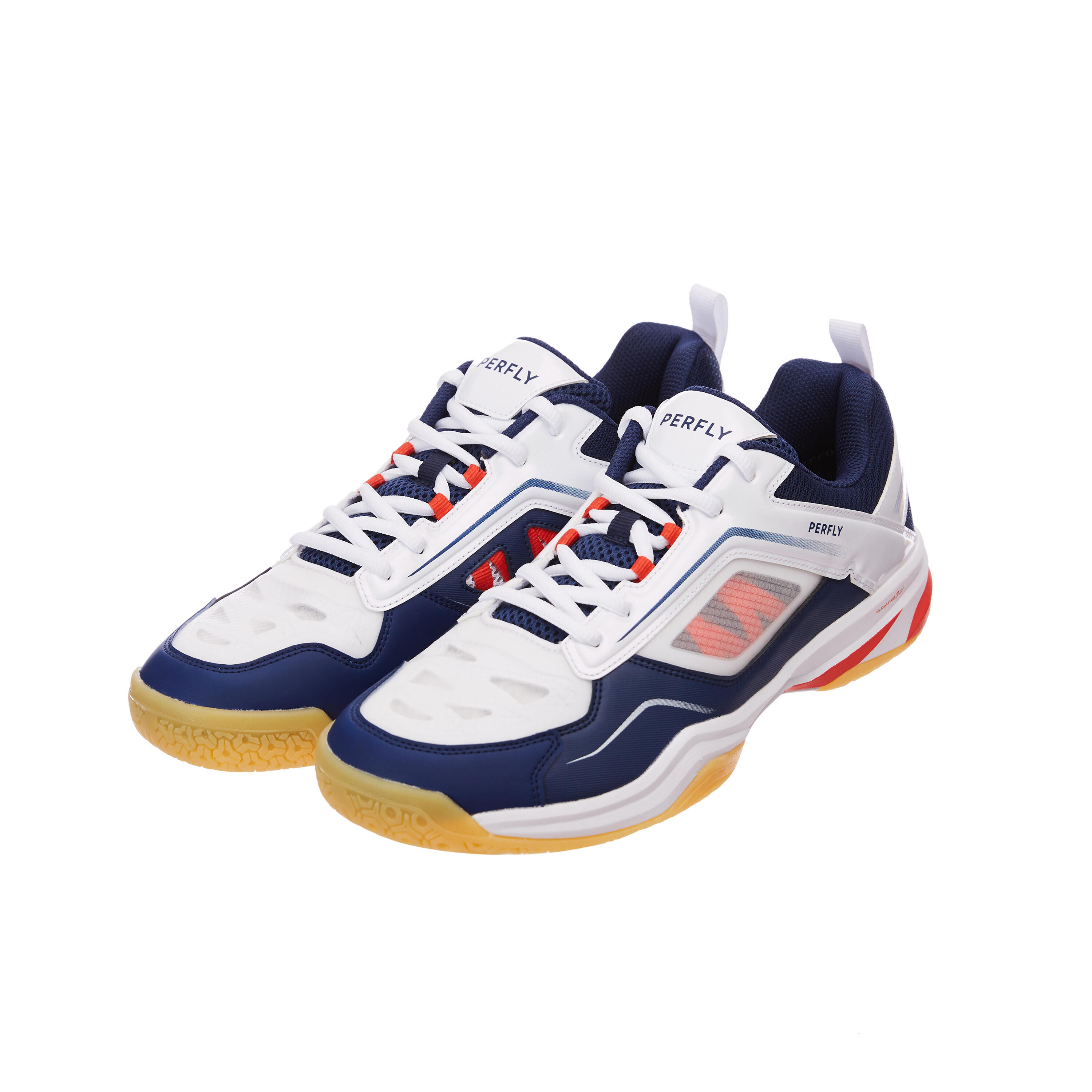 MEN BADMINTON SHOES BS 560 LITE NAVY WHITE 9/18