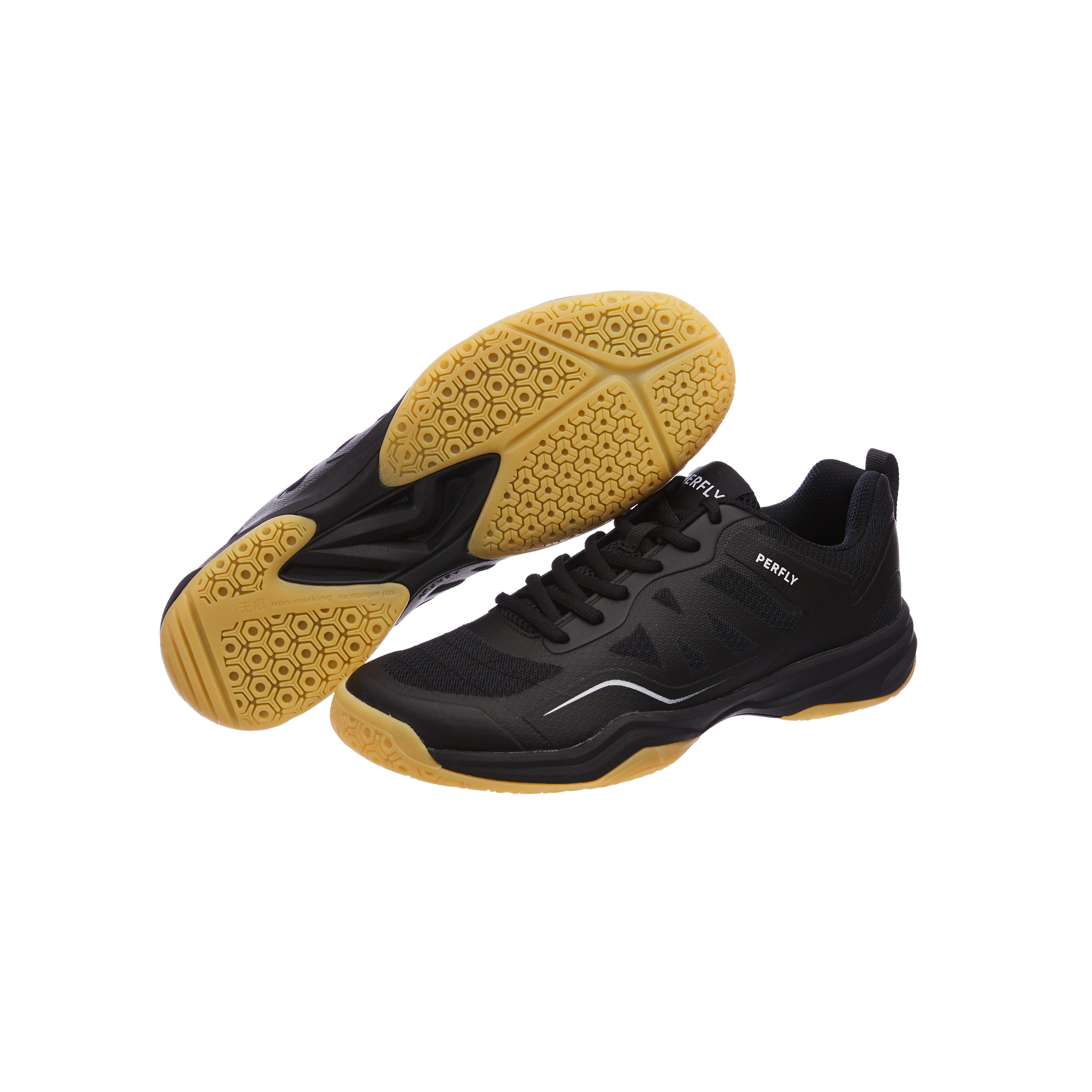 MEN BADMINTON SHOES BS 530 BLACK 