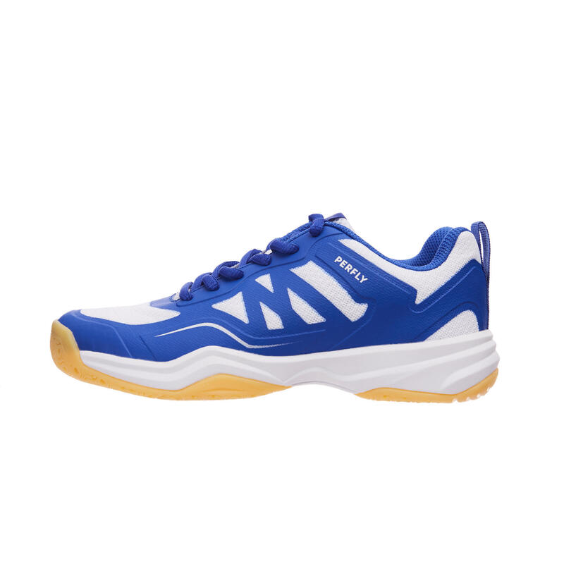 Badmintonschuhe Kinder BS500 blau/weiss