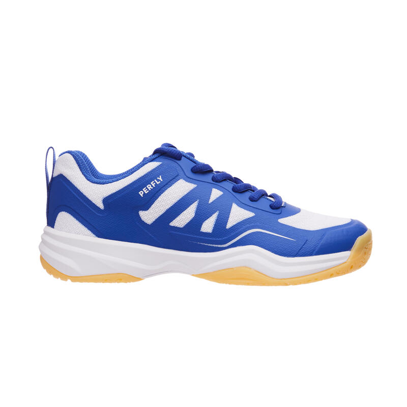 Badmintonschuhe Kinder BS500 blau/weiss