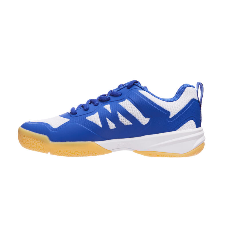 Badmintonschuhe Kinder BS500 blau/weiss