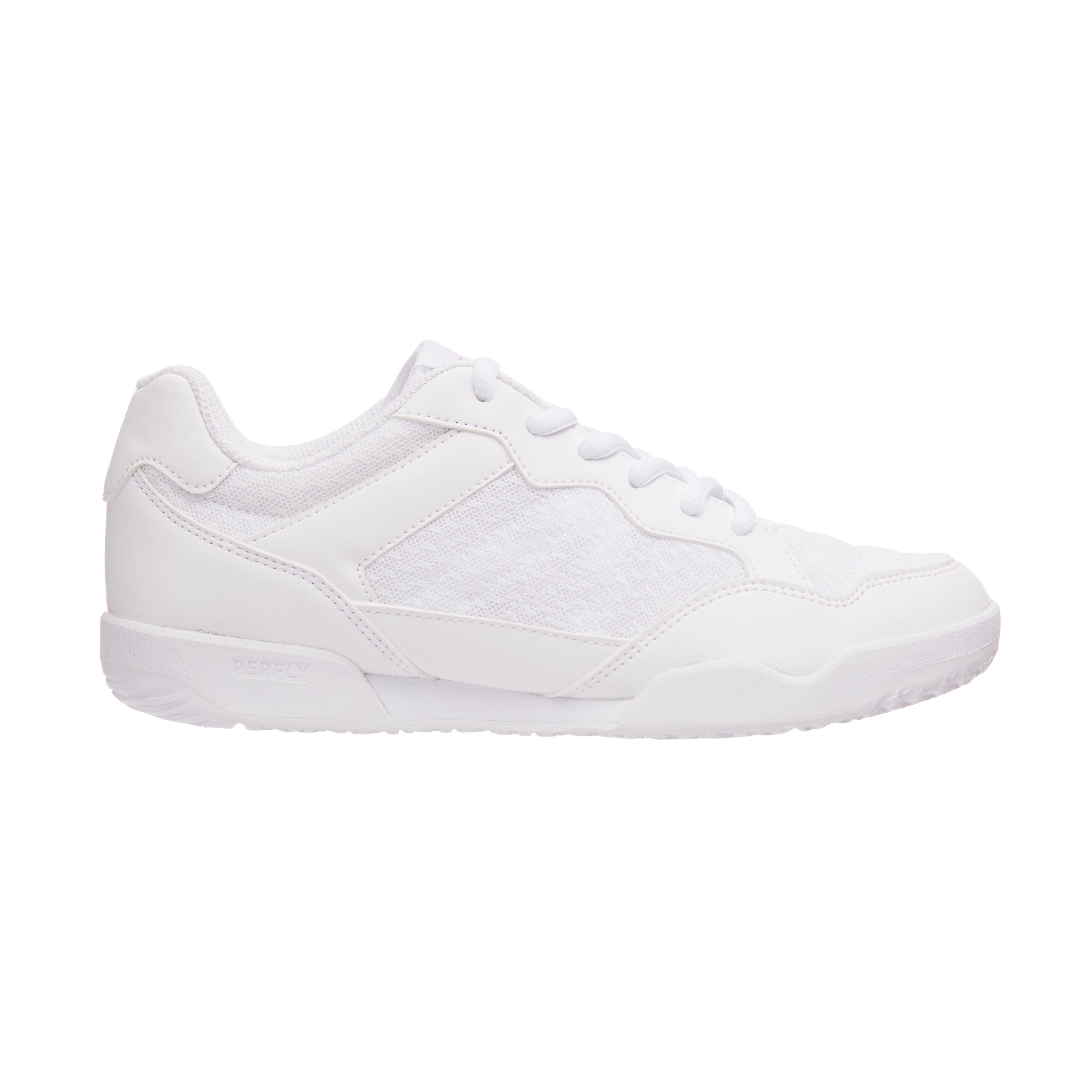 Zapatillas de bádminton Mujer Perfly BS 190 blanca