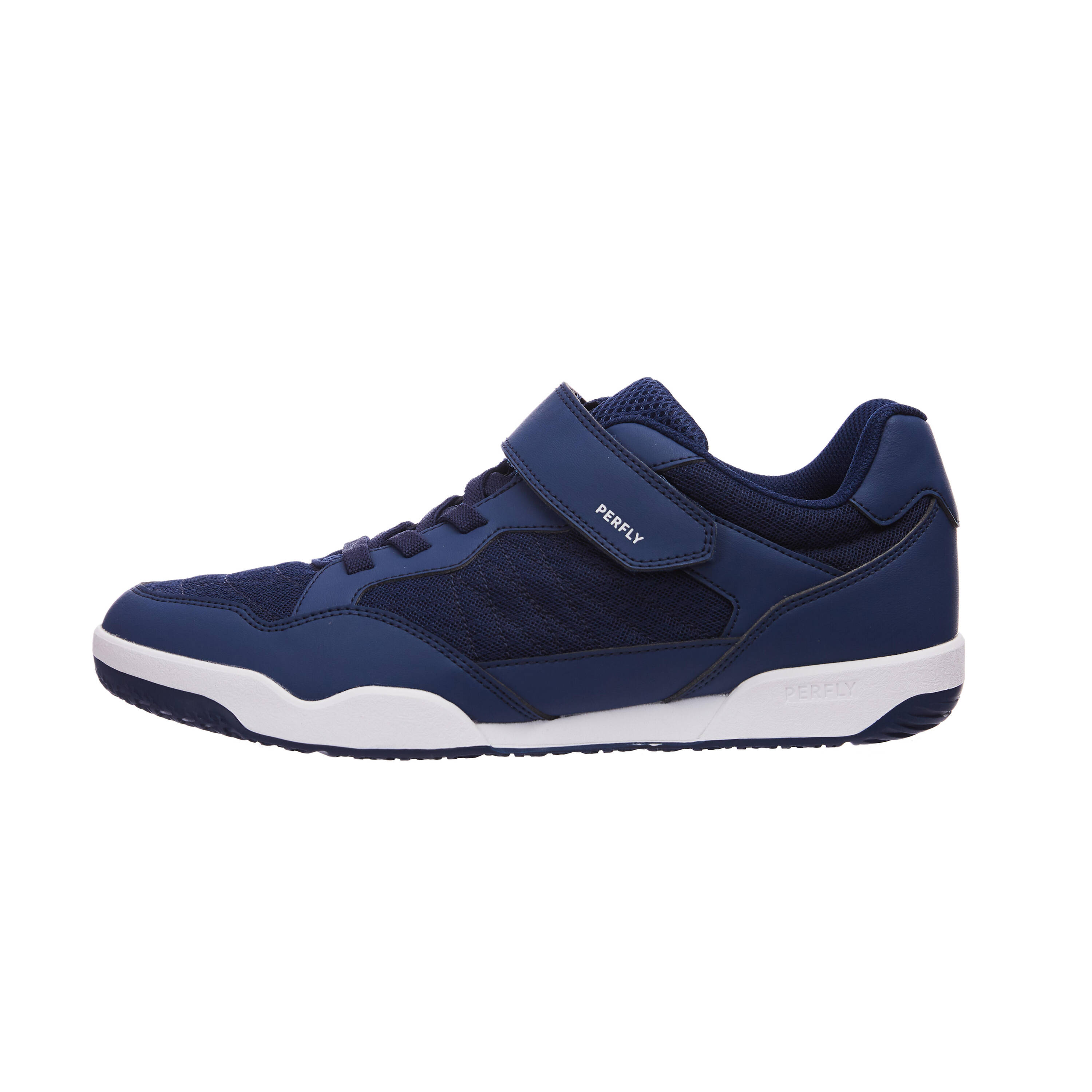 Men Badminton Shoes BS 190 Strap Navy -  5