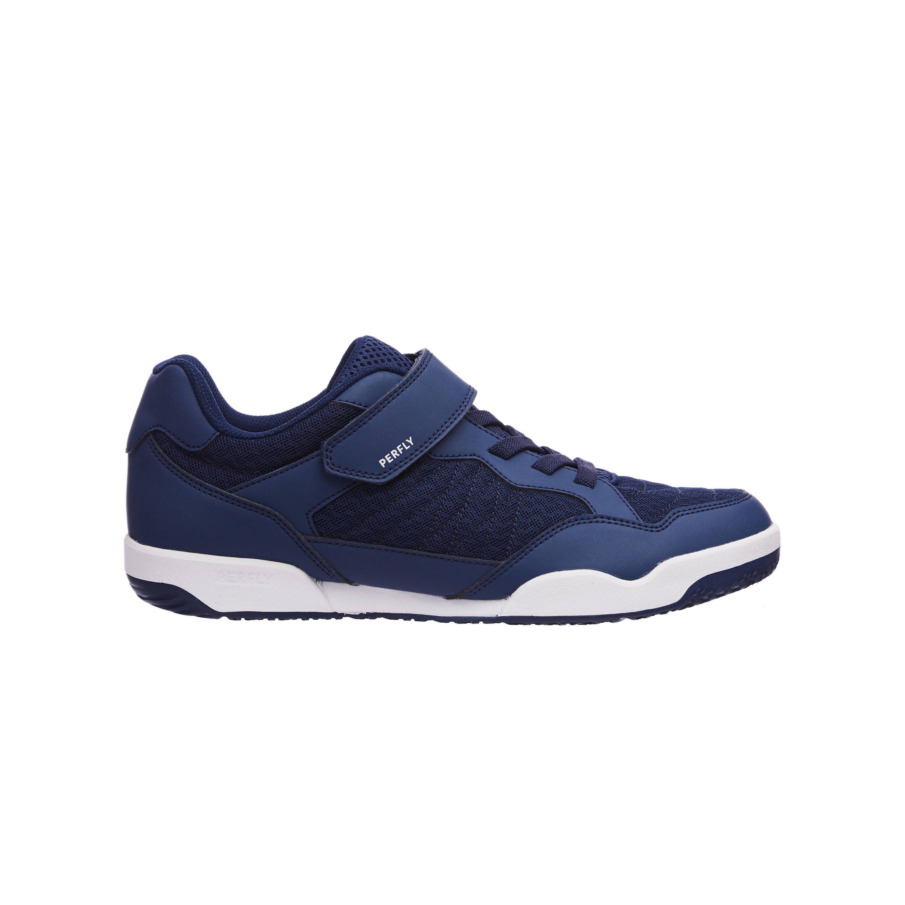 Men Badminton Shoes BS 190 Strap Navy -  3