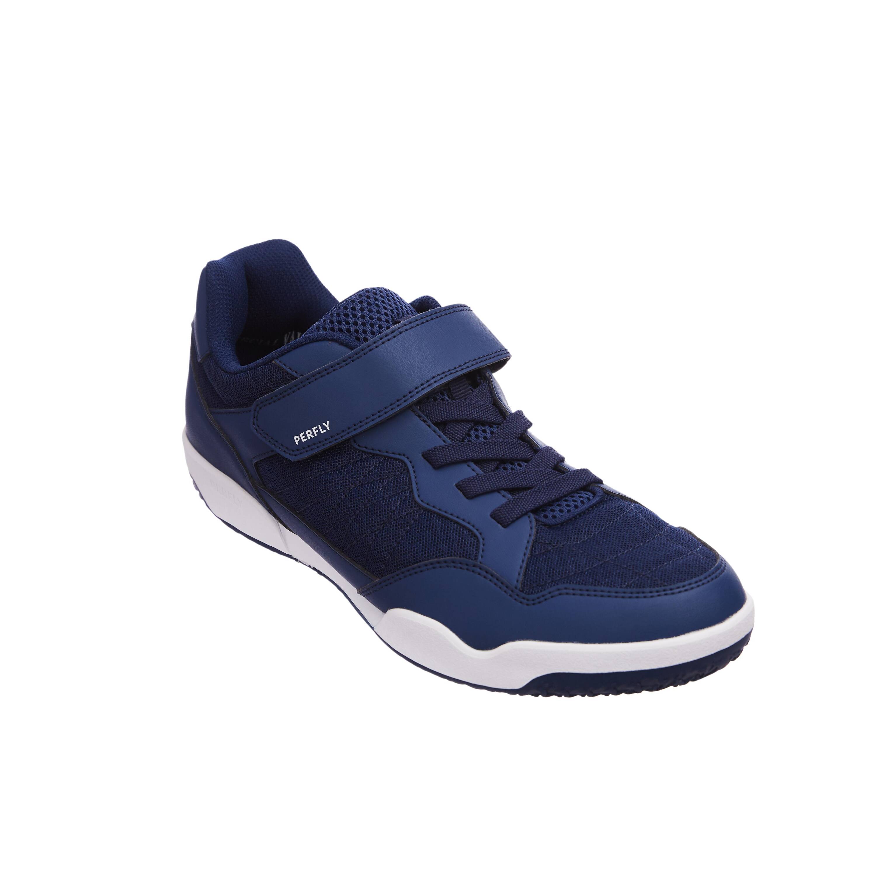 Men Badminton Shoes BS 190 Strap Navy -  1