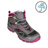 Women’s Hiking Shoes WATERPROOF MH100 Mid-ankle - Grey/Purple