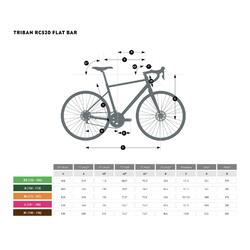 Bici da corsa TRIBAN RC 520 FB TRIBAN | DECATHLON