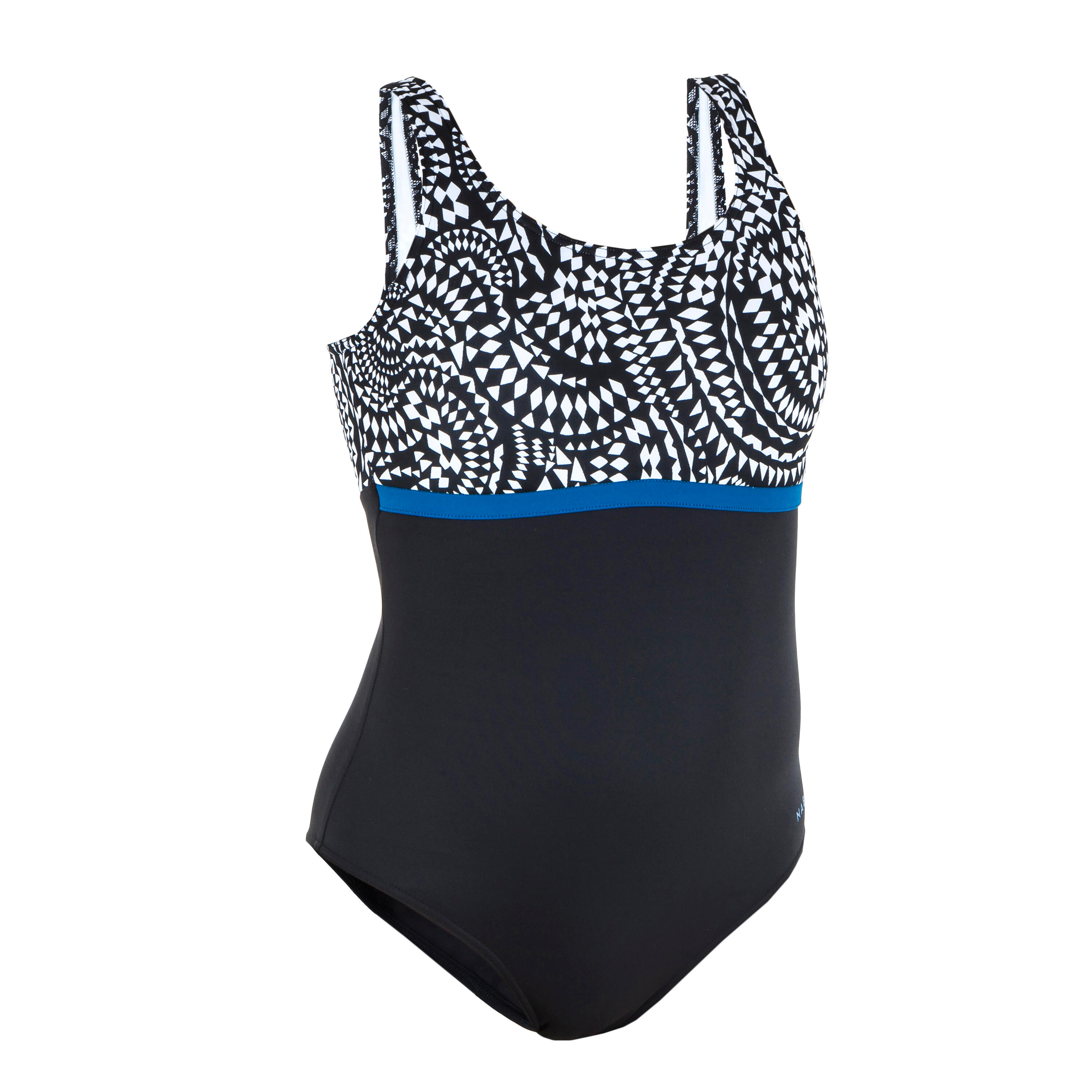 Women's Swimming 1-piece Shorty Swimsuit Heva Li Bat - White 7/11