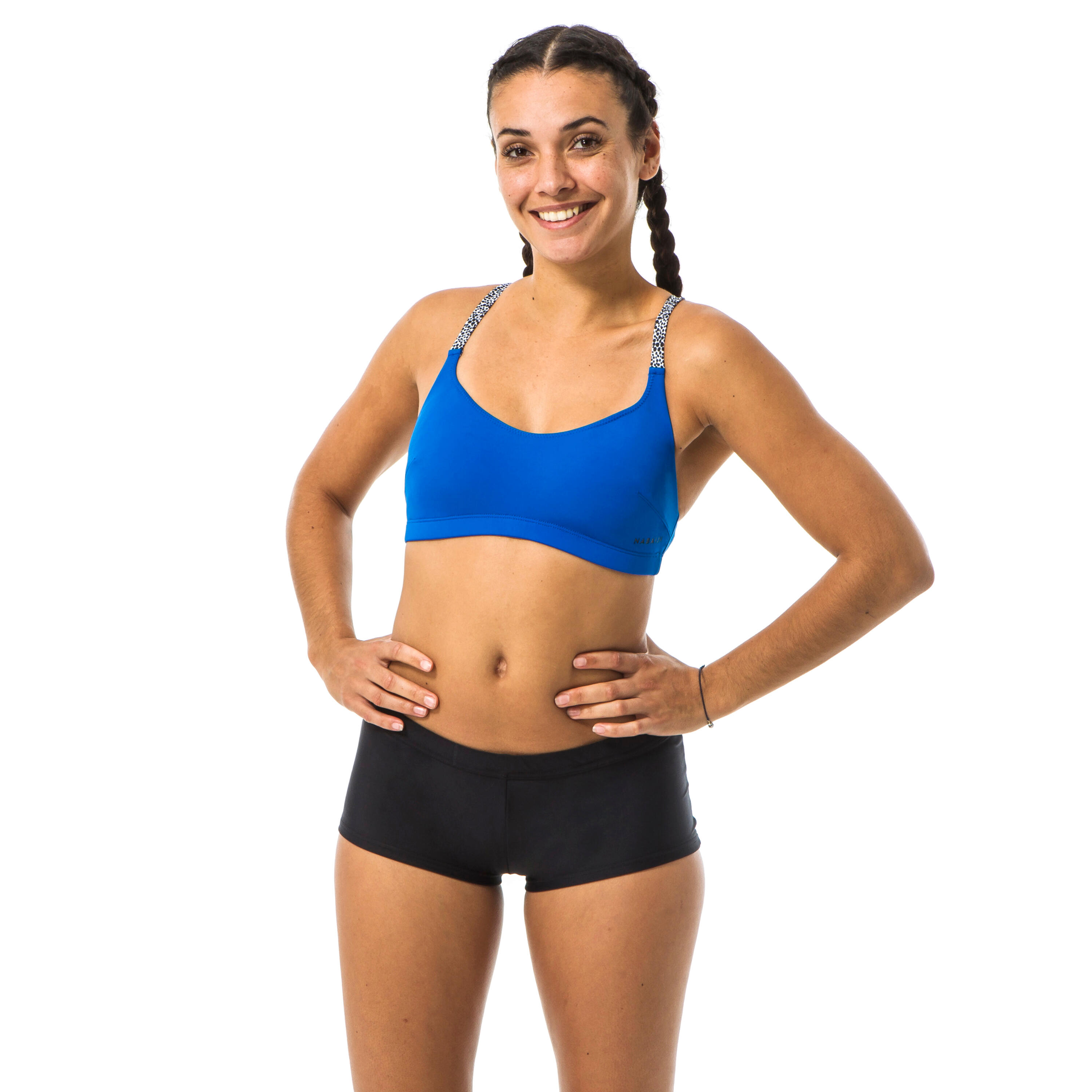 Women's Riana swimsuit top - blue 7/8