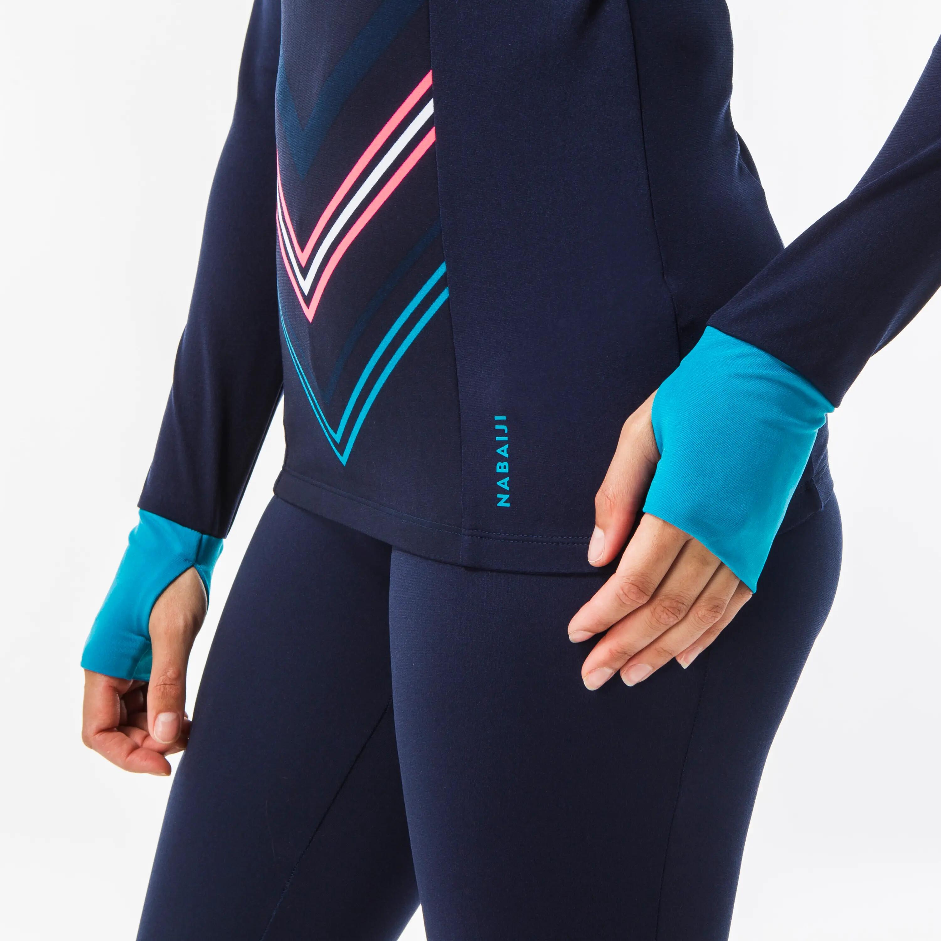 Women's Una Ryma swimming top - navy blue 10/11