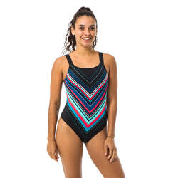 Baju Renang One-Piece Wanita Taïs Mexa - Hitam