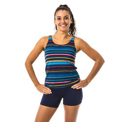 Maillot de bain de natation femme 1 pièce Heva tankini mexi navy
