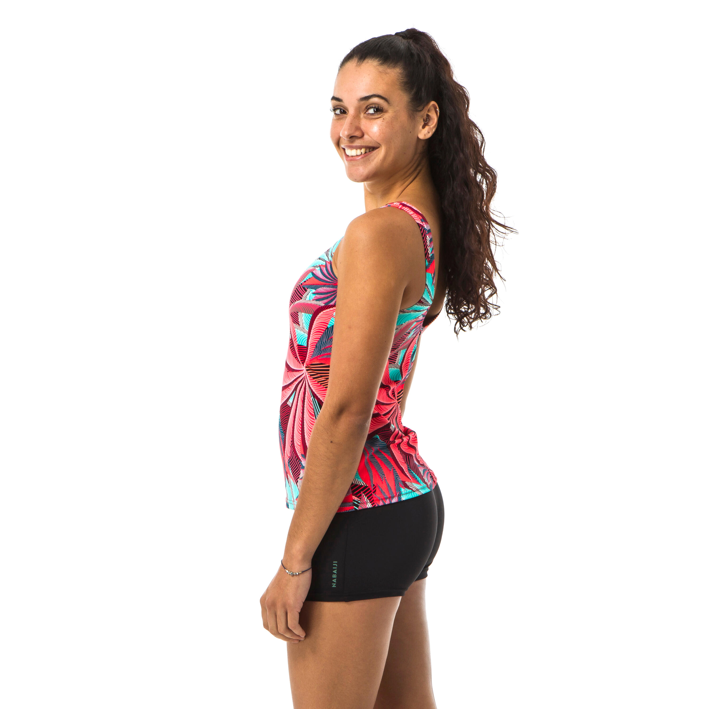 Women's swimsuit one-piece shorty Tankini Heva hot red 5/9