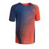 Kids badminton tshirt 560 red navy