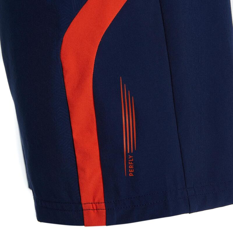 Şort Badminton 560 Bleumarin/Roșu Copii