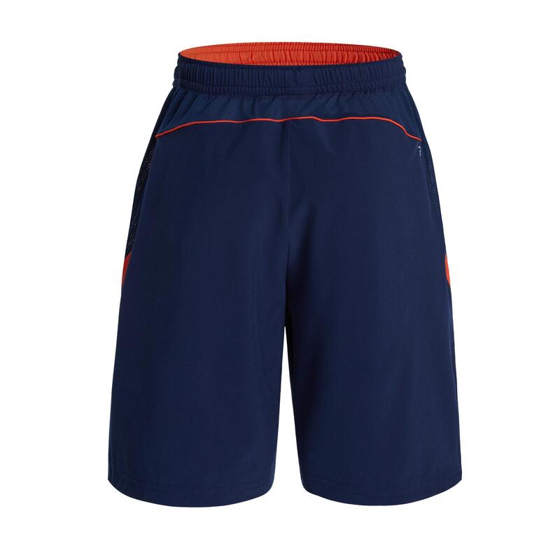Şort Badminton 560 Bleumarin/Roșu Copii