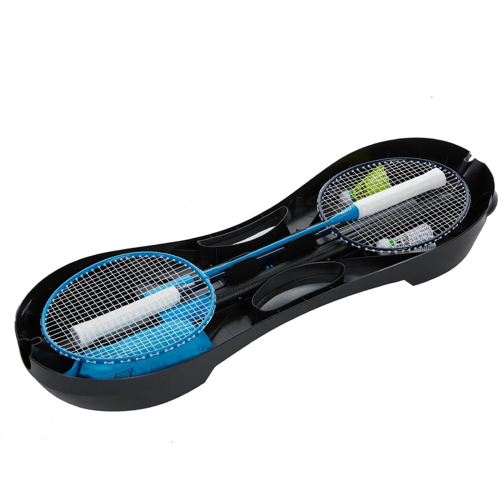 Lauko badmintono tinklo rinkinys „Easy SET“, 3 m, geltonos spalvos