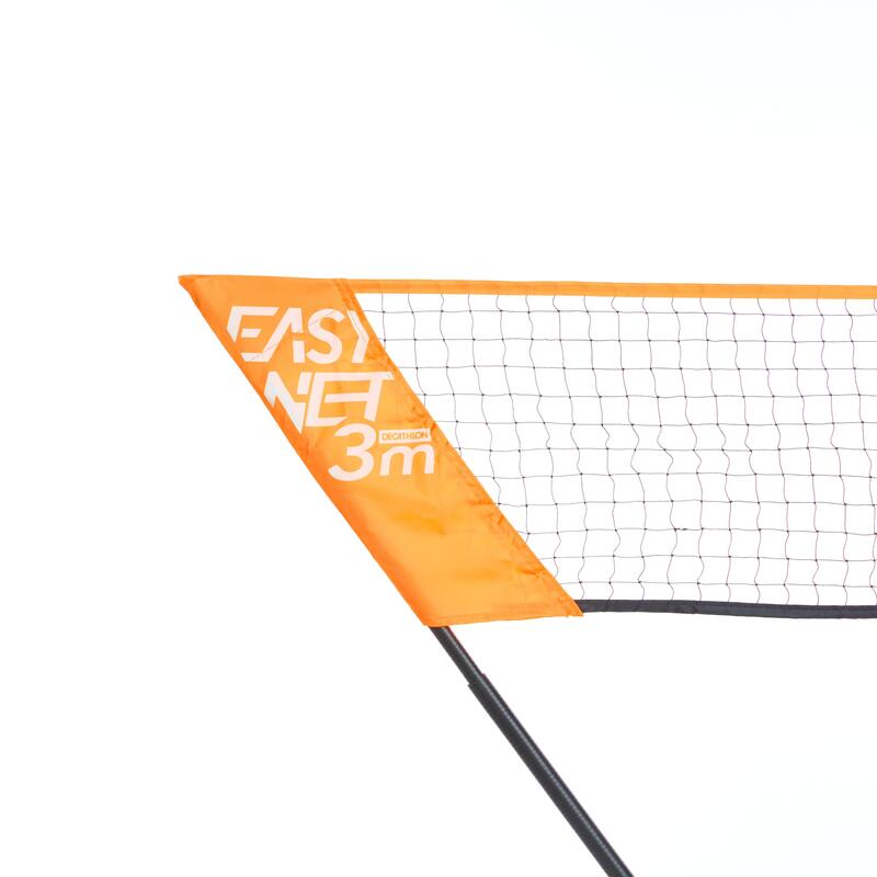 Rete badminton EASY NET 3m arancione