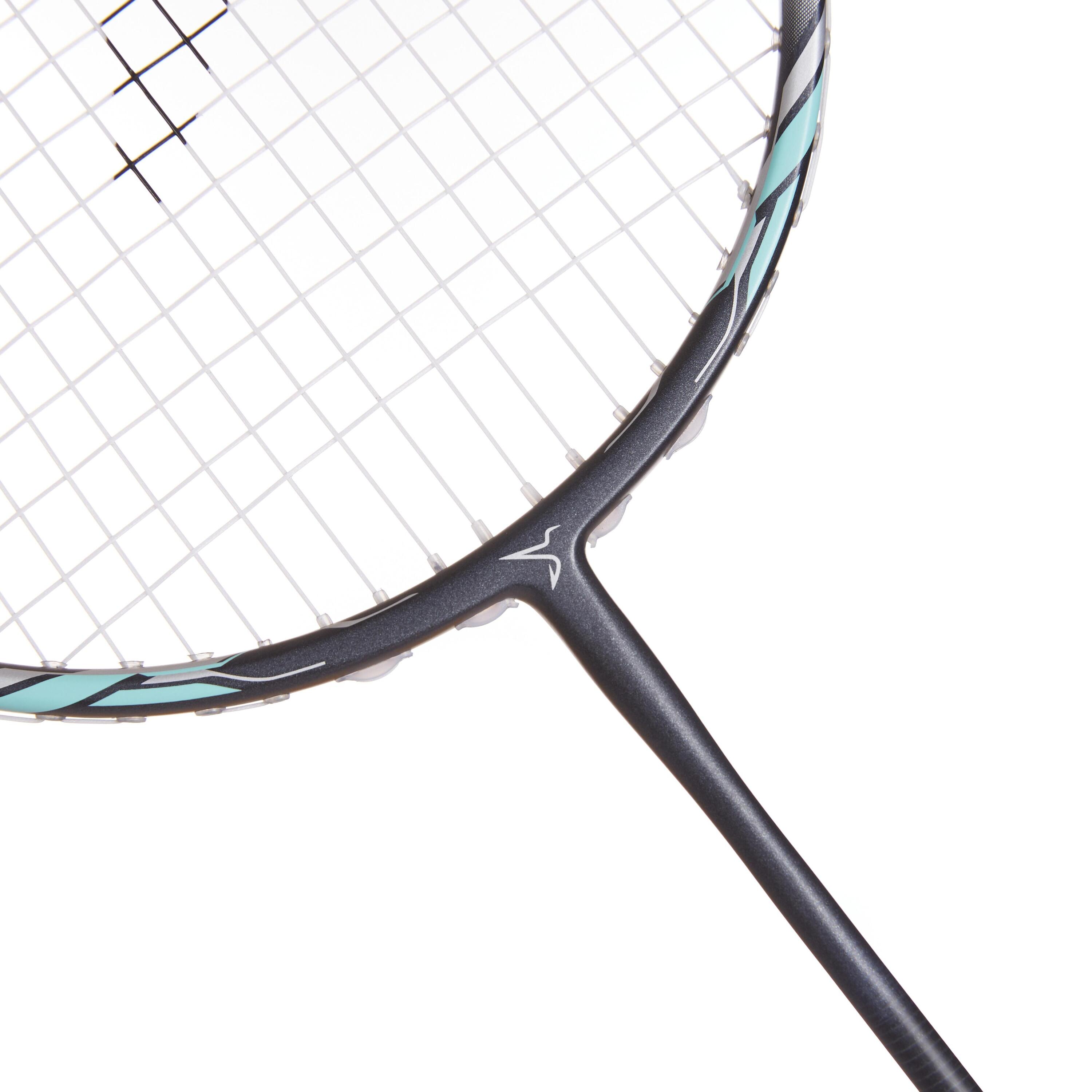 ADULT BADMINTON RACKET BR 590 BLACK PURPLE 8/25