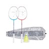 Adult Badminton Racket  BR 190 Set Partner Blue Red
