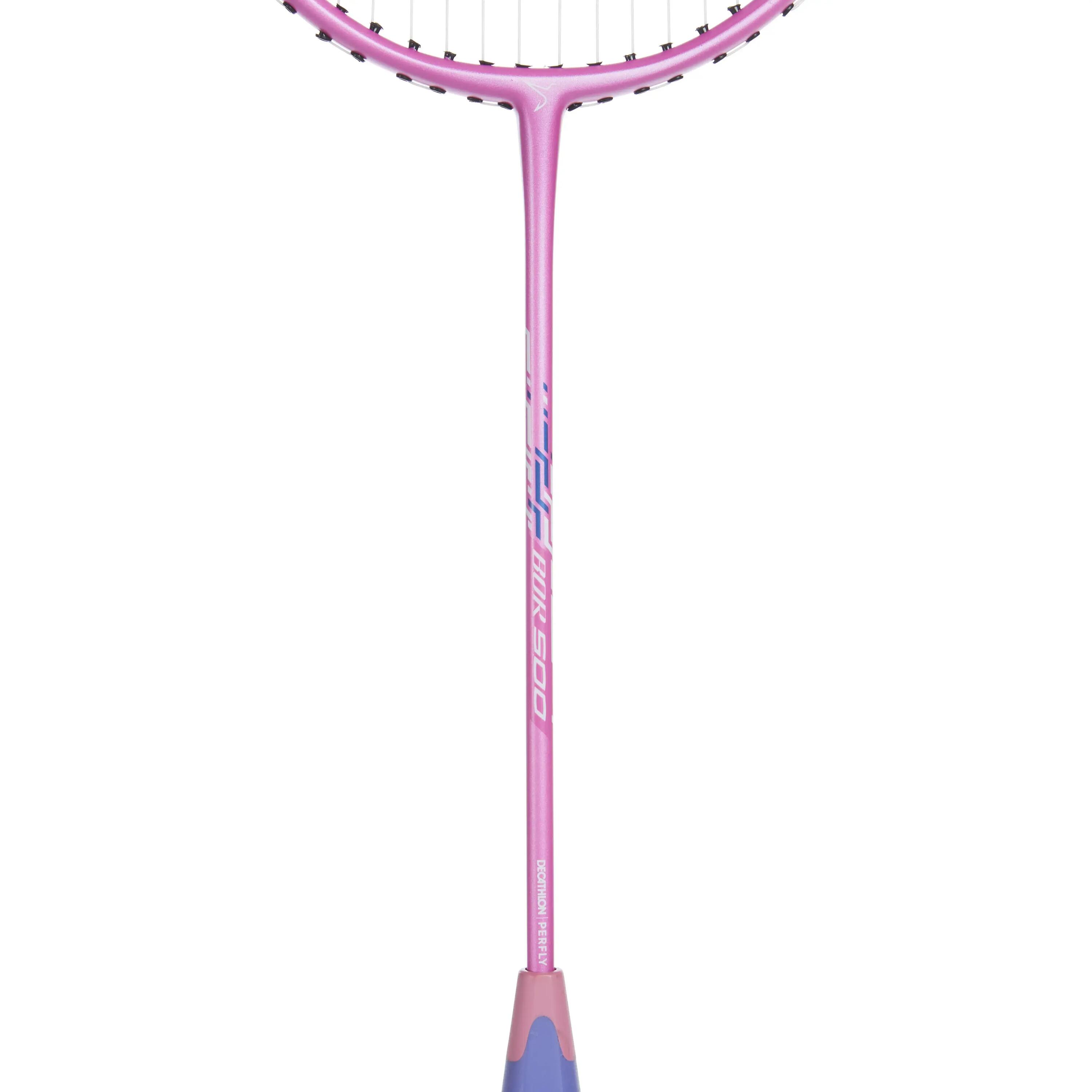 BOR 500 OUTDOOR BADMINTON RACKET SET BLUE INDIGO 26/45