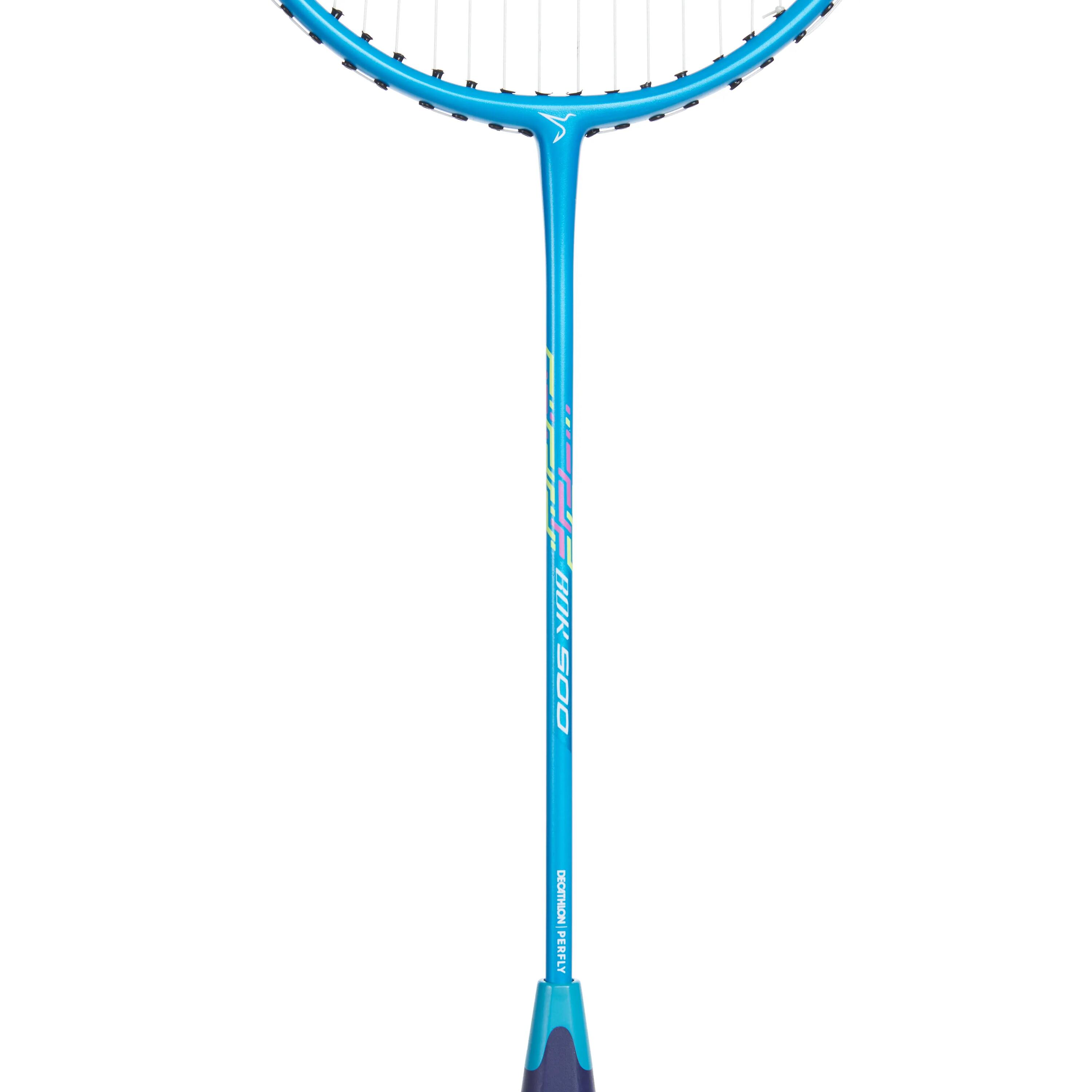 BOR 500 OUTDOOR BADMINTON RACKET SET BLUE INDIGO 19/45