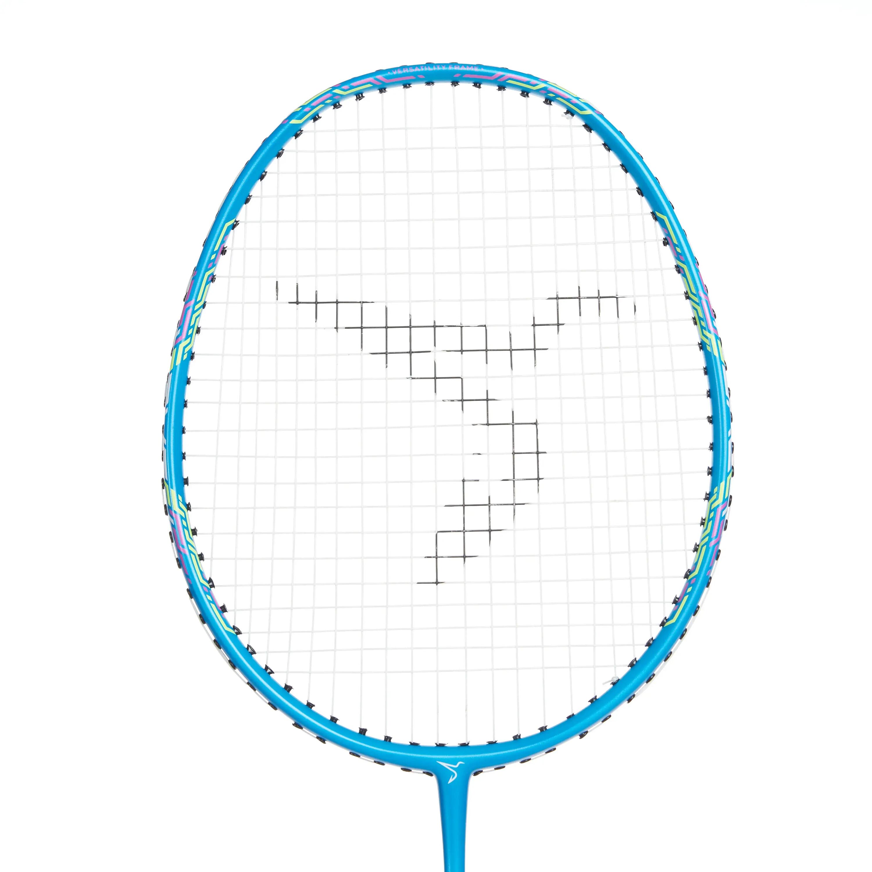 BOR 500 OUTDOOR BADMINTON RACKET SET BLUE INDIGO 9/45