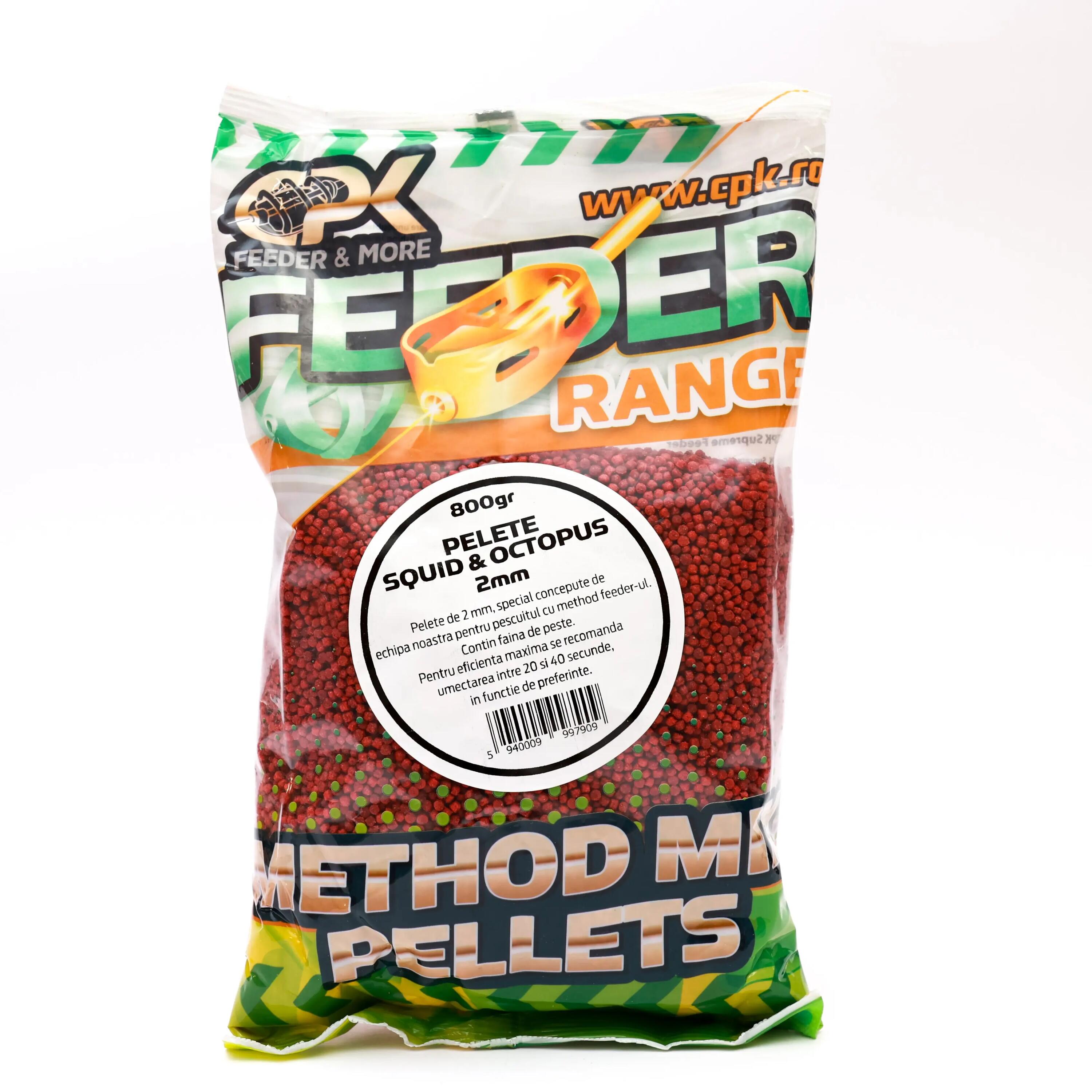 PELETE FEEDER 2 MM SQUID & OCTOPUS 800 G 1/1