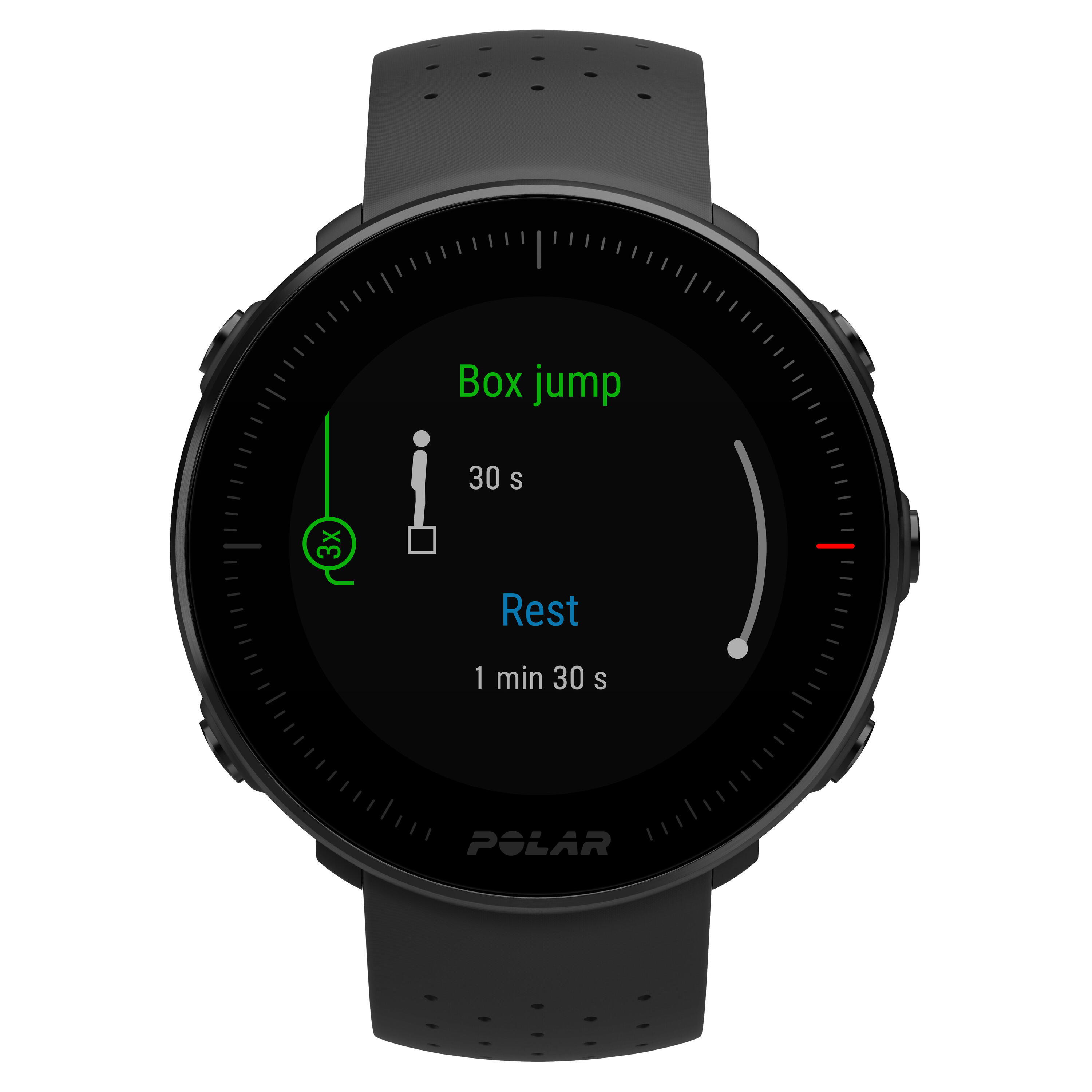 Ceas Cardio GPS Multisport Vantage M Negru  8/15