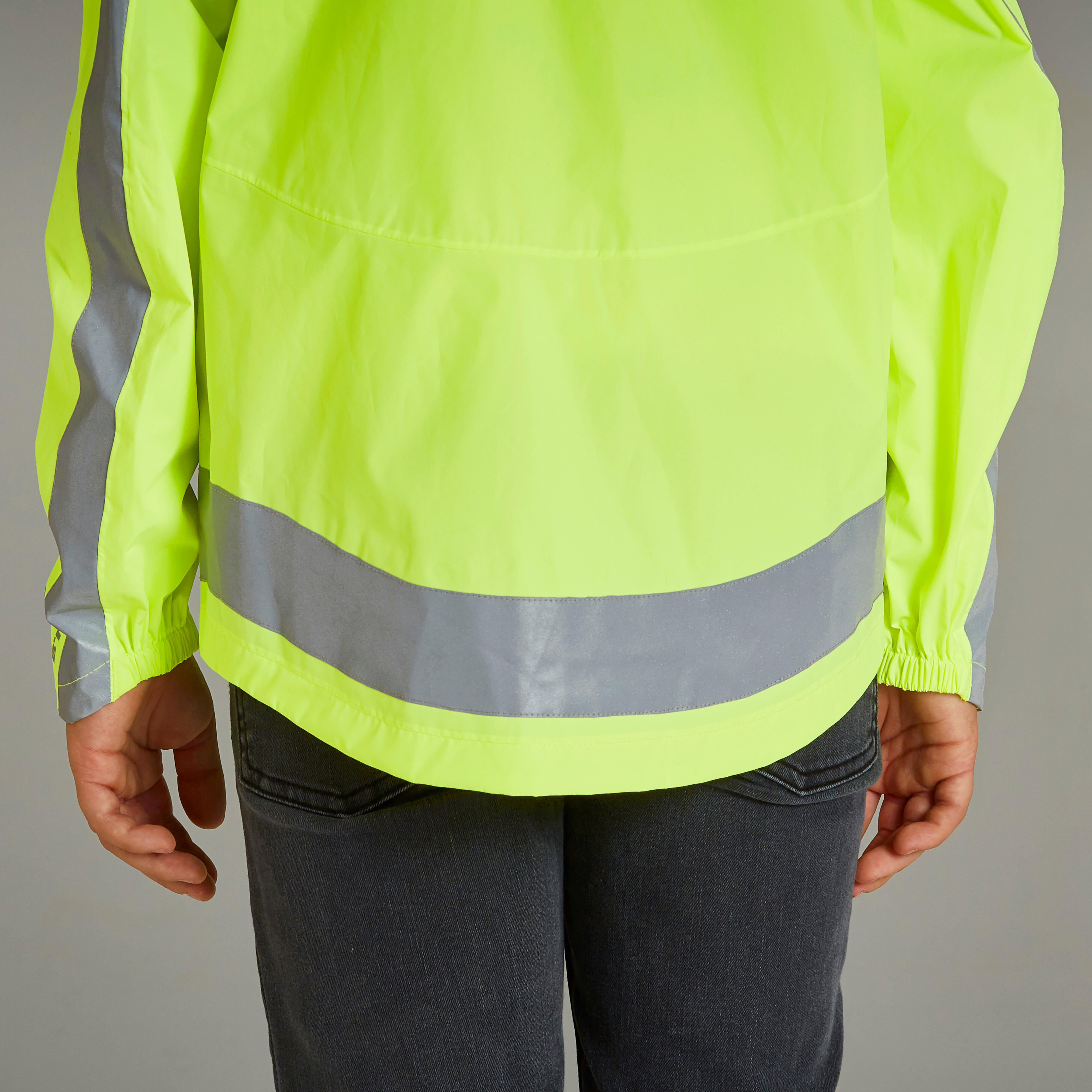 Hi vis cycling rain on sale jacket