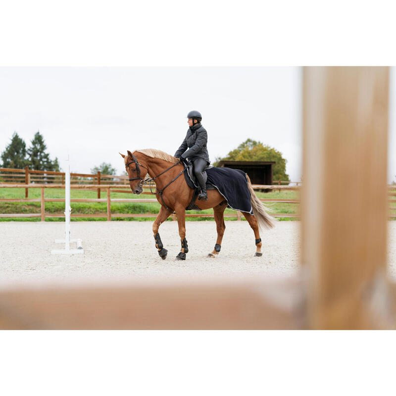 Couvre-reins équitation Cheval - Polar 500 noir