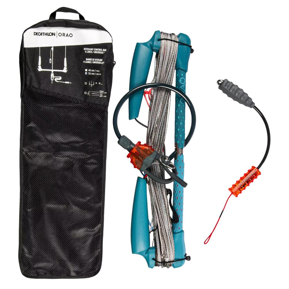 BARRA DE KITESURF UNIVERSAL - 46CM (LEASH INCLUÍDO)